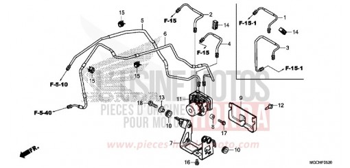 ABS MODULATOR CB1100CAH de 2017